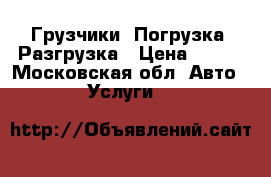 Грузчики, Погрузка, Разгрузка › Цена ­ 800 - Московская обл. Авто » Услуги   